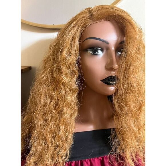 Curly lace front wig 20” main image 5